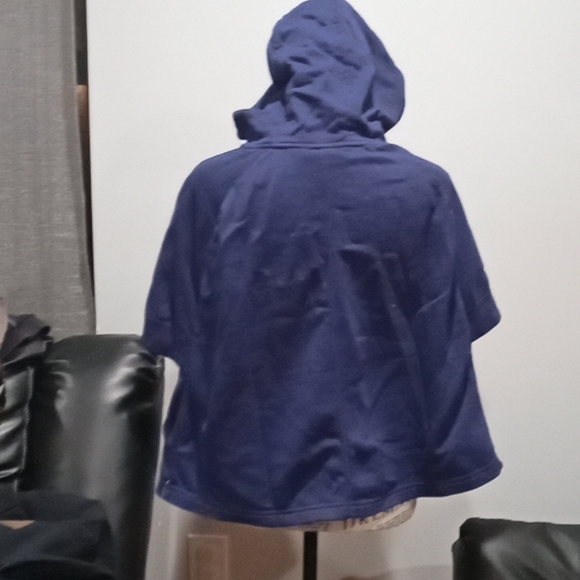 😍NWOT Women's Nike Navy Zip Crop Sweatshirt😍 - Picture 5 of 8